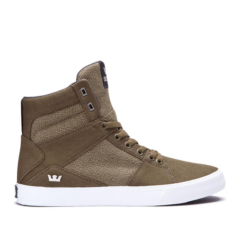 Supra ALUMINUM Sneaker High Damen Olivgrün Bestellen TWPZX0624